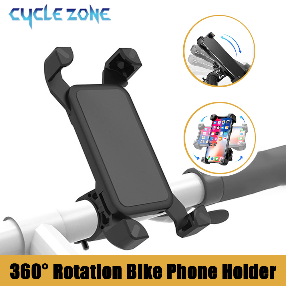 Phone Zone Accessories - 360 ° Ayarlanabilir Bisiklet Telefon Tutucu