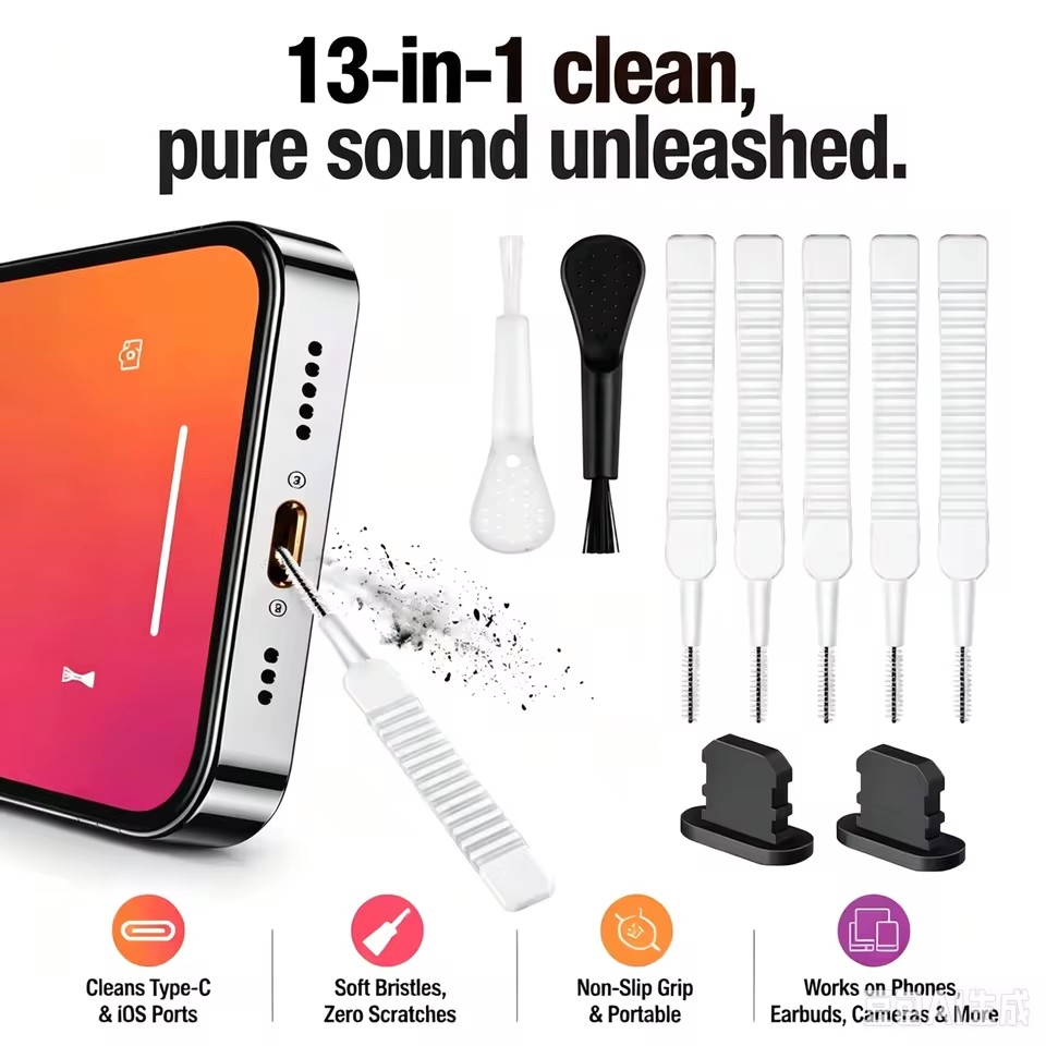 Phone Accessories Iphone - Cep Telefonu Hoparlör Şarj Portu Temizleme