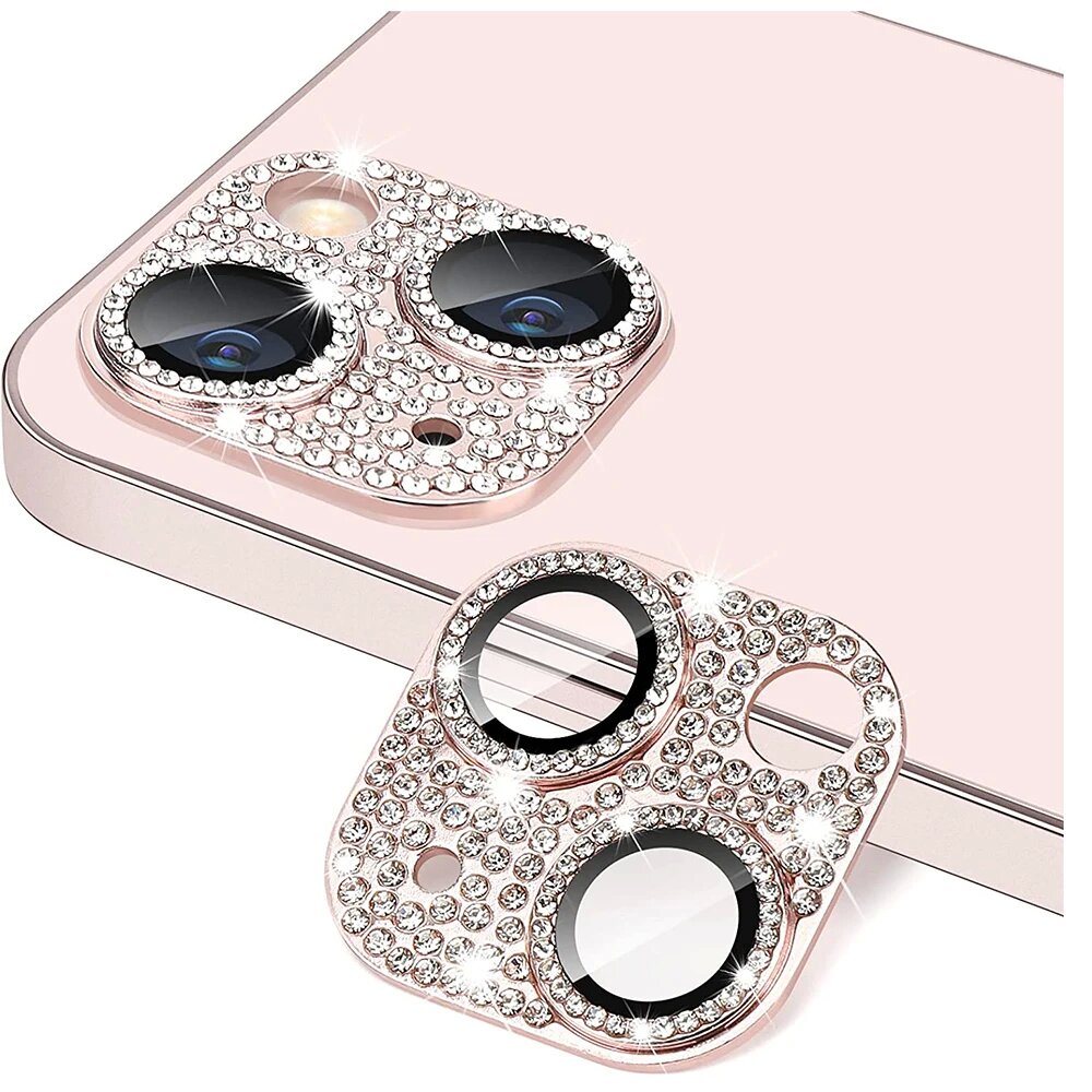 Quality Phone Accessories - Glitter Elmas Kamera Lens Koruyucu Kılıf