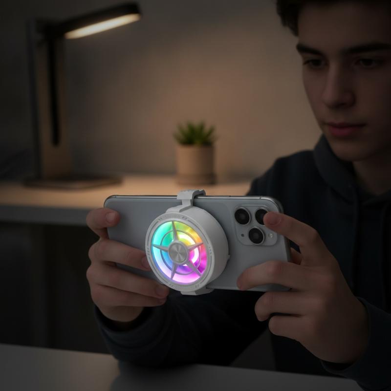 Phone Cooling Fan - Klipsli Telefon Soğutucu Fanı Düşük Gürültülü