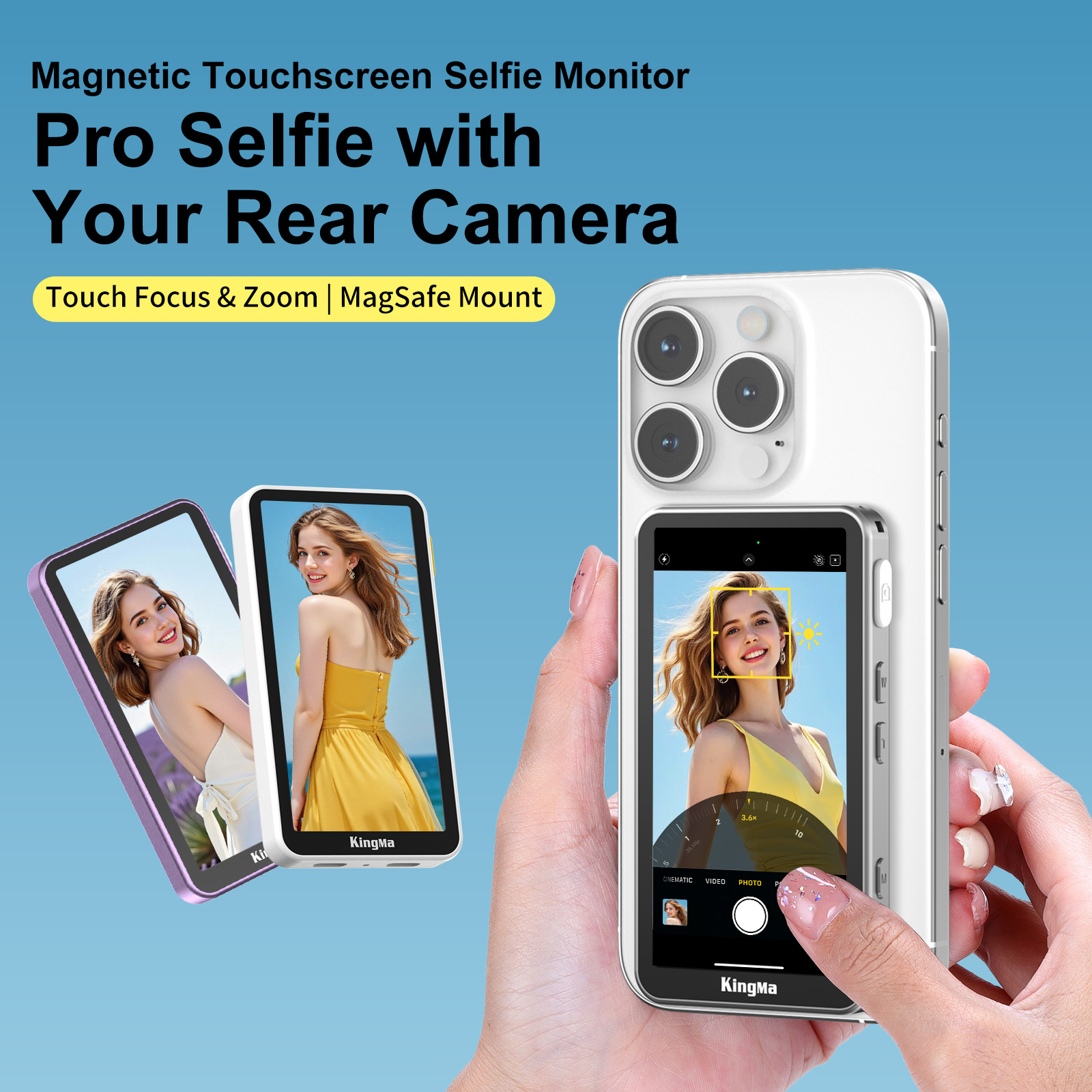 Phone Accessories Display Board - PH02 ULTRA Telefon Vlog Selfie Monitörü