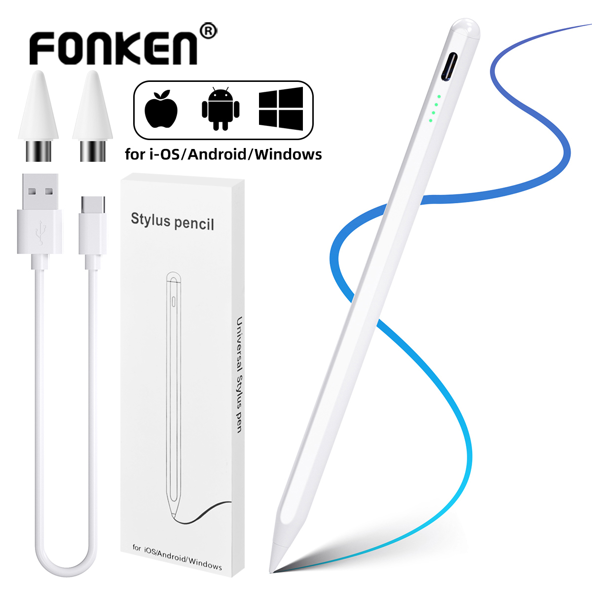 Phone Accessories Display Board - iOS/Android/Windows için Stylus Kalem Evrensel Dokunmatik
