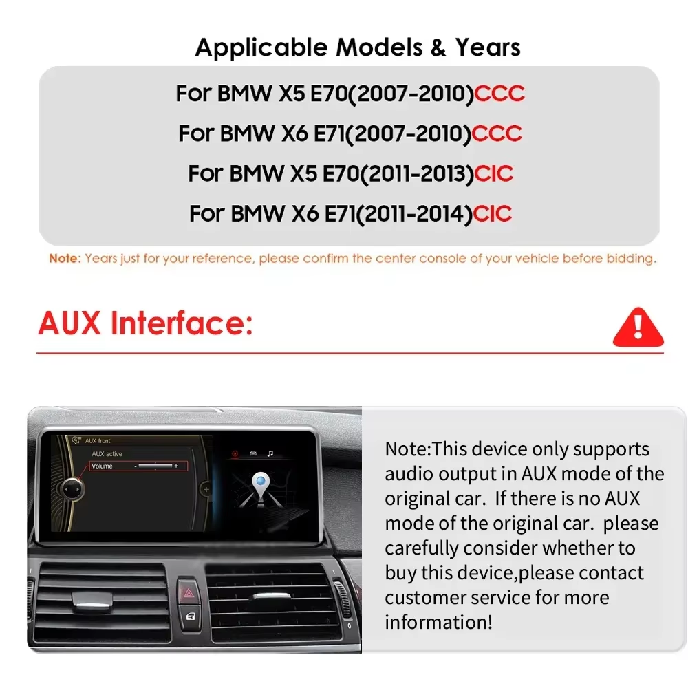 BMW X5 X6 E70 E71 2007-2013 CC - Phone Accessories Display Board incelemesi ve fiyatı