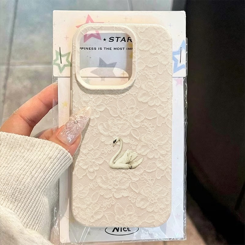 Dantel Kuğu Desenli Lychee Dok - Phone Accessories Kiosk incelemesi ve fiyatı