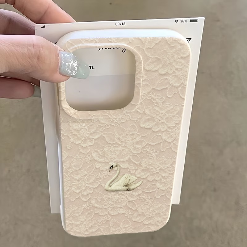 Dantel Kuğu Desenli Lychee Dok - Phone Accessories Kiosk incelemesi ve fiyatı