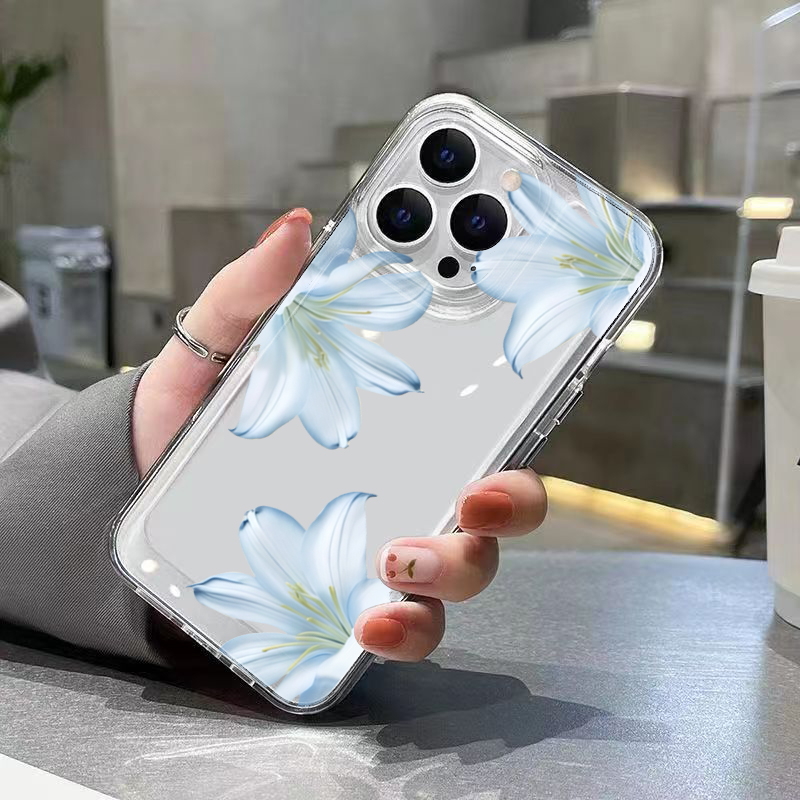 Şık Beyaz Zambak Çiçekli Telef - Phone Accessories Kiosk incelemesi ve fiyatı