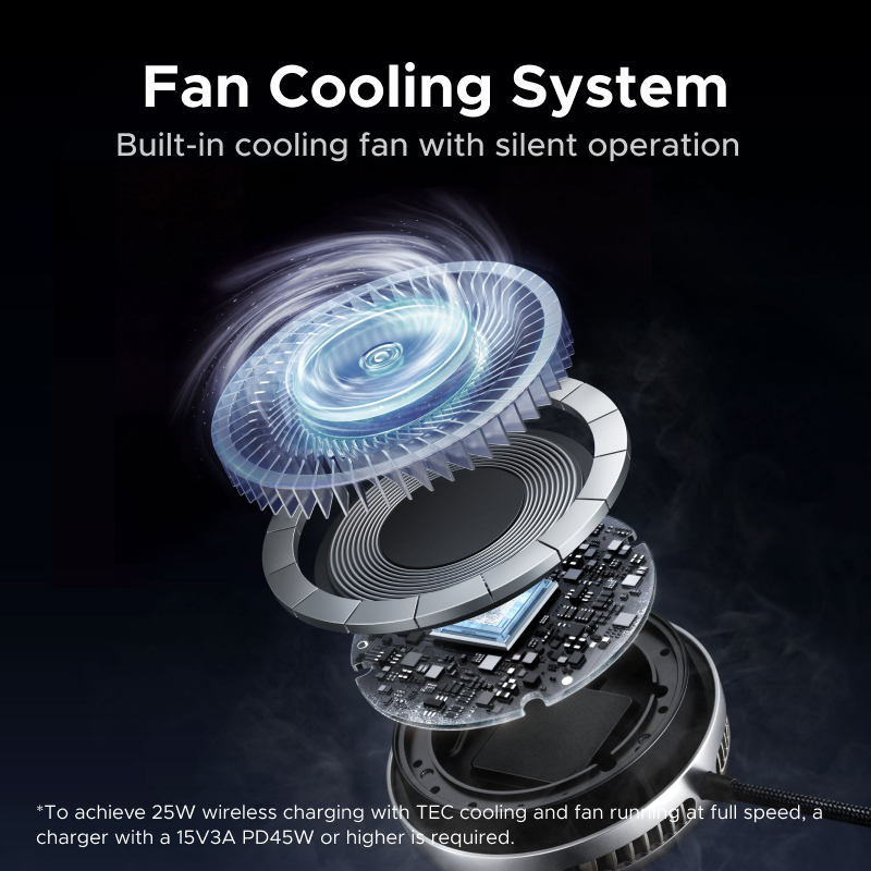 UGREEN MagFlow Pro Qi2.2 25W M - Phone Cooling Fan incelemesi ve fiyatı