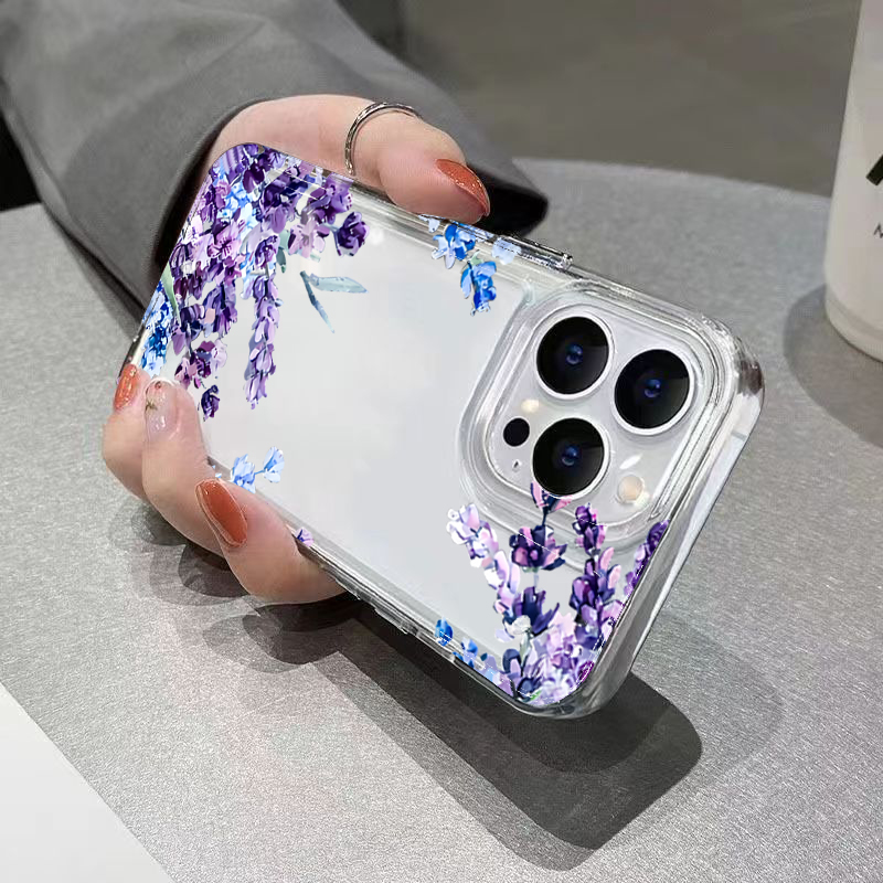 Mor Çiçekli Yumuşak TPU Telefo - Phone Accessories Kiosk incelemesi ve fiyatı