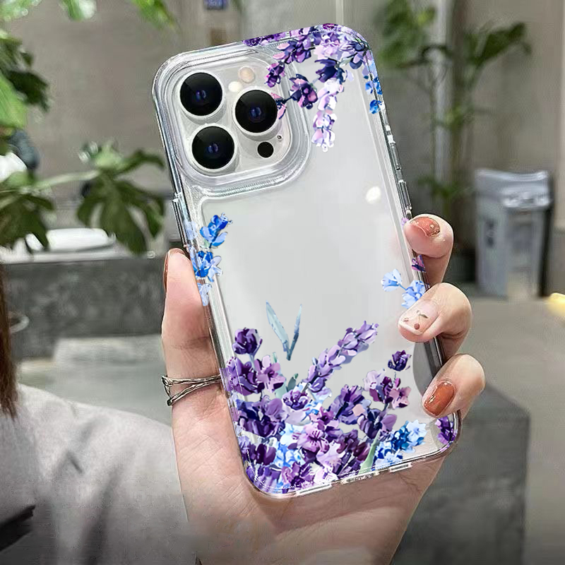 Mor Çiçekli Yumuşak TPU Telefo - Phone Accessories Kiosk incelemesi ve fiyatı